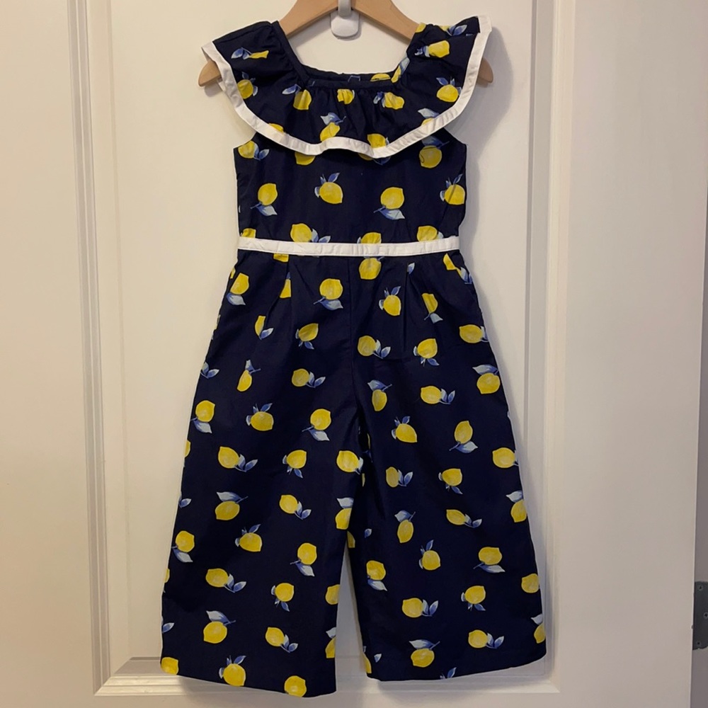 Janie and Jack Girls Lemons Romper 🍋 Size 3